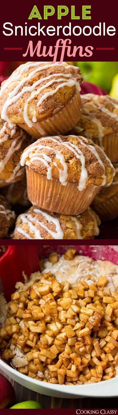 Bánh nướng xốp táo snickerdoodle