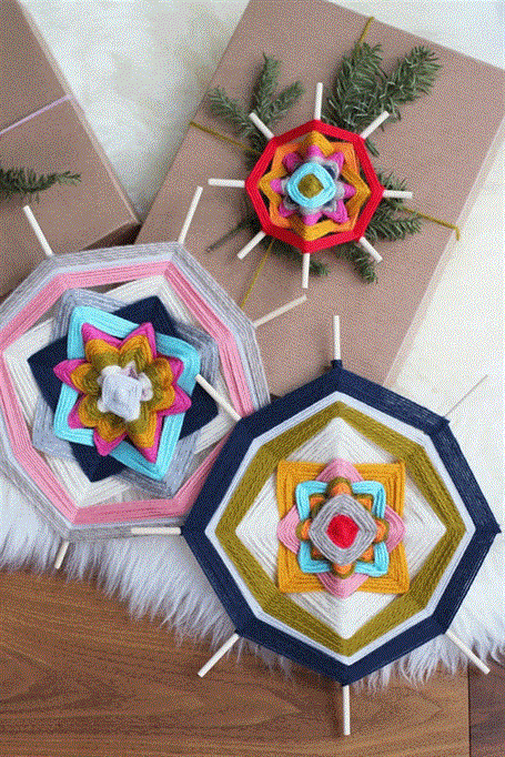 Popsicle stick dream catcher tự làm