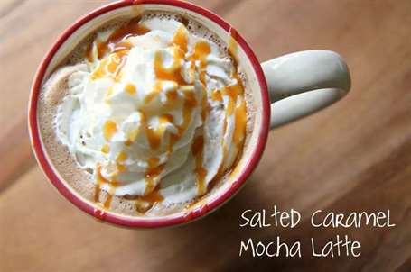 Cà phê mocha caramel muối