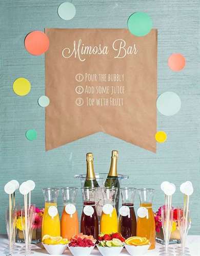 10 mimosa bar