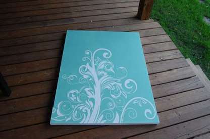 Nghệ thuật canvas tự làm