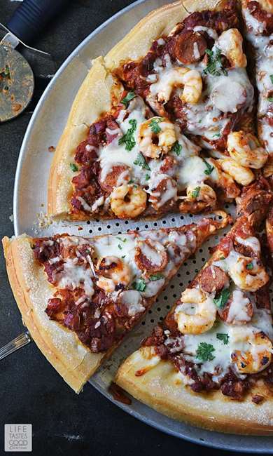 Jambalaya pizz công thức