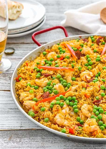 Món paella nhanh chóng và dễ dàng