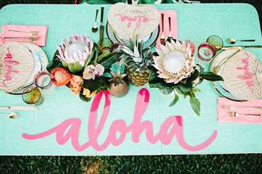 Cảm hứng từ vòi hoa sen cô dâu Aloha dứa 5