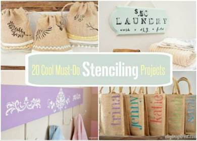 20 cool must do stenciling projects .jpg