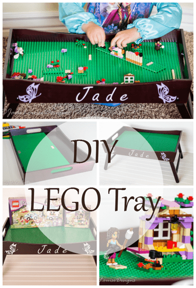 Khay phục vụ tự làm bằng Lego