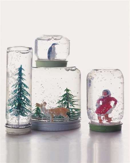 Winter wonderland snowglobe tự làm