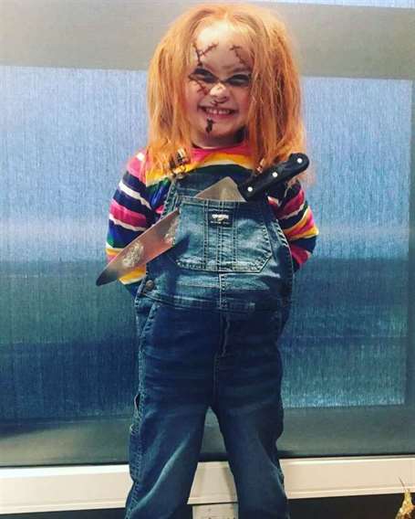 Trang phục chucky cho trẻ mới biết đi