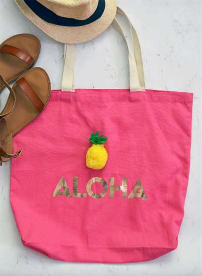 Aloha tote bag carryall