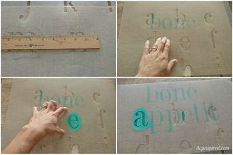 Bone Appetit DIY Dog Bowl Mat