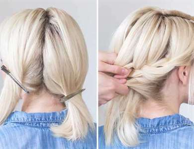 Cách làm tóc: Bện bím tóc Updo