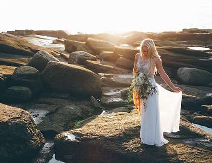 Massachusetts Seaside Bridal Inspiration - Lấy cảm hứng từ điều này