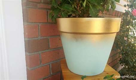 DIY Painted Terra Cotta Pot