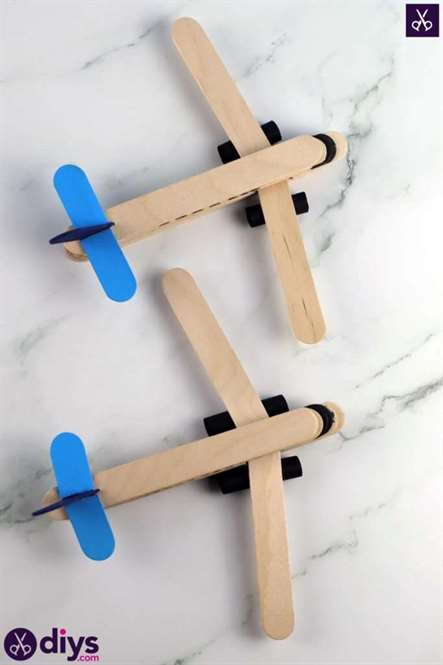 Popsicle stick máy bay cho trẻ em