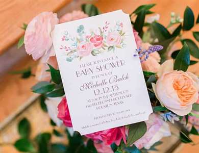 Pink Floral Baby Shower - Lấy cảm hứng từ điều này