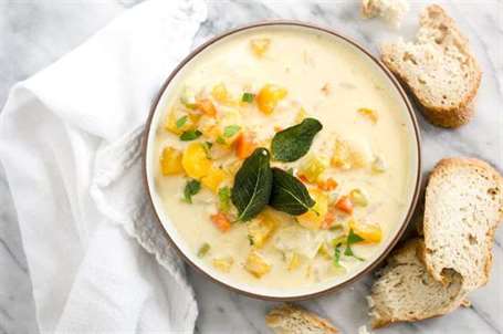 Bí ngô chowder xào xô thơm