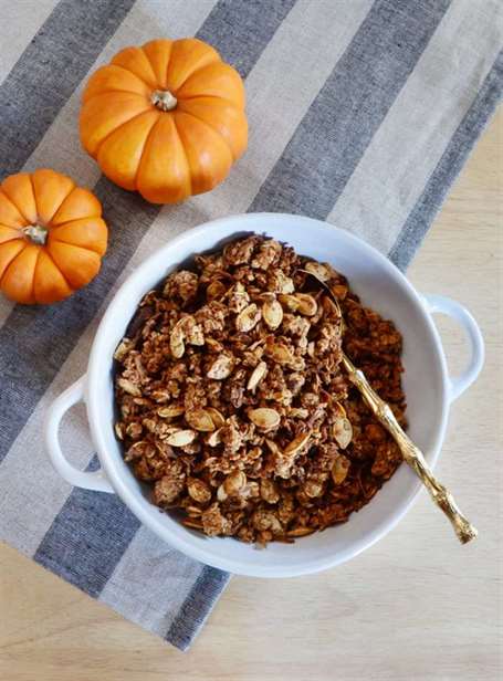 Bí ngô granola công thức cuối cùng 1