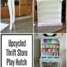 Upcycled Thrift Store Play Hutch cho trẻ em