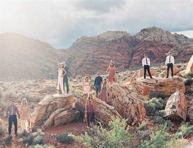 South Nevada Boho Elopement