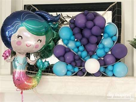 DIY Shell Balloon Art