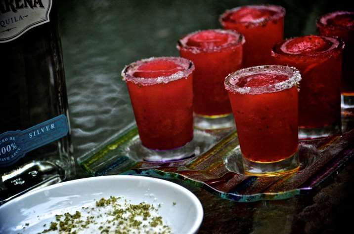 Margaritas hoa dâm bụt đông lạnh