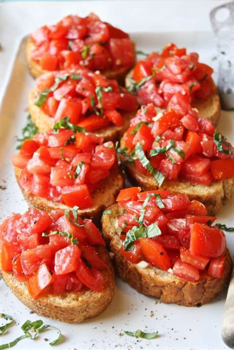 Công thức Bruschetta cổ điển