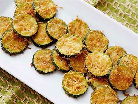 Zucchini Parmesan Crisps