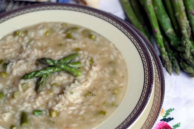 Nồi áp suất risotto măng tây