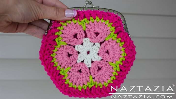 Crochet ví vuông bà già