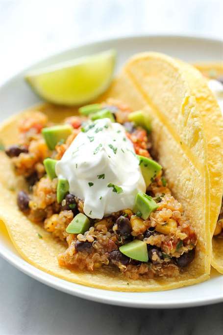 Bánh tacos đậu đen quinoa