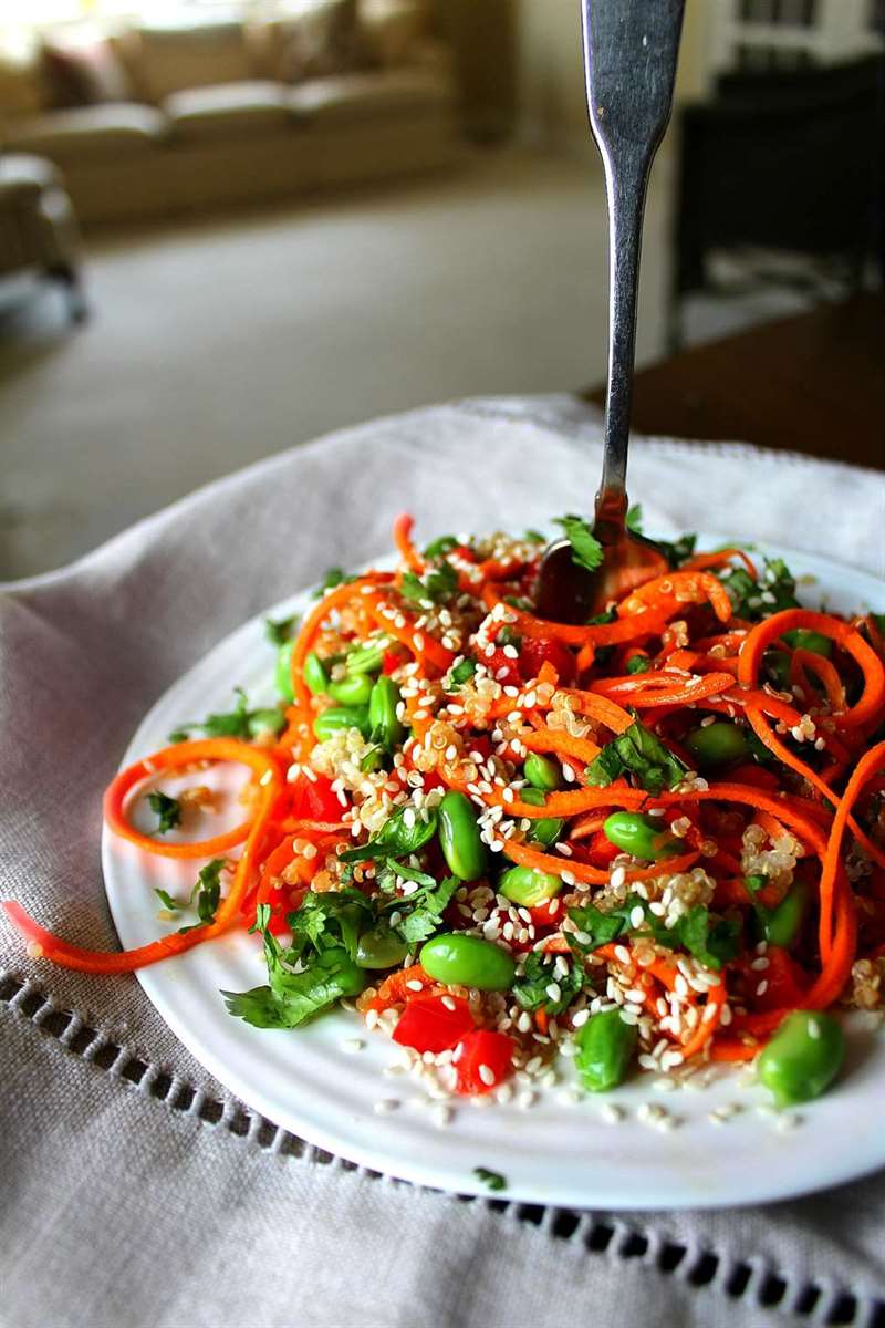 Salad cà rốt mè kiểu Á