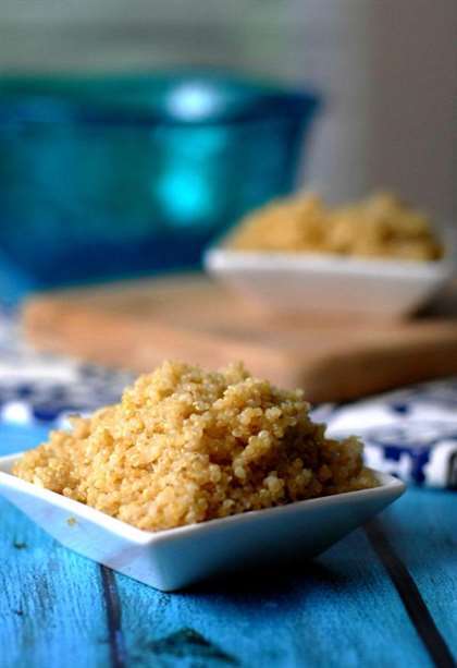 Công thức quinoa parmesan rang tỏi