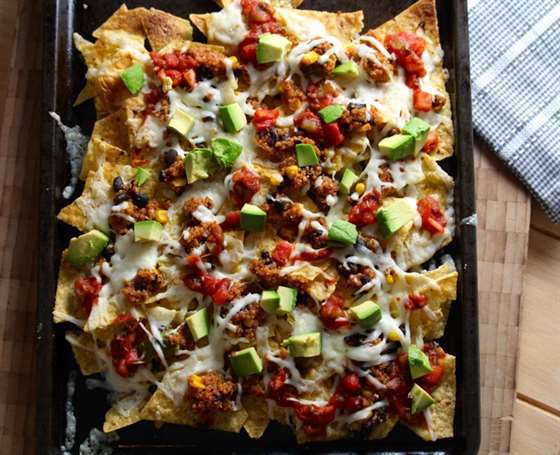 Quinoa nachos