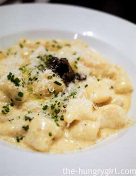 Truffle gnocchi và parm