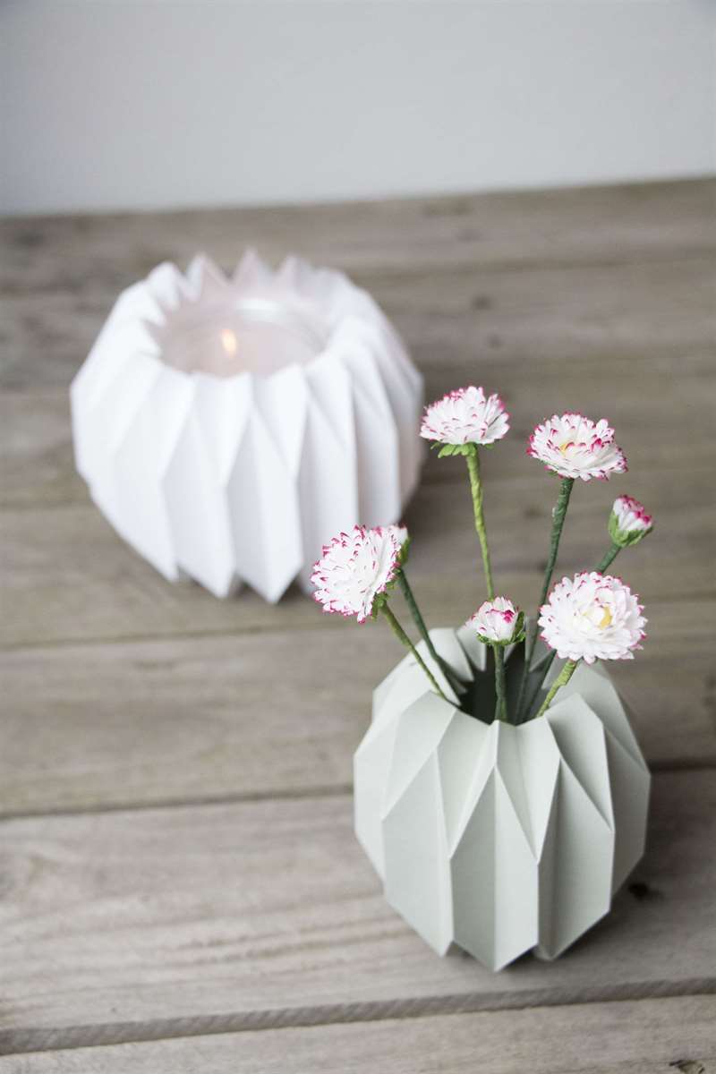 DIy Geo Vase