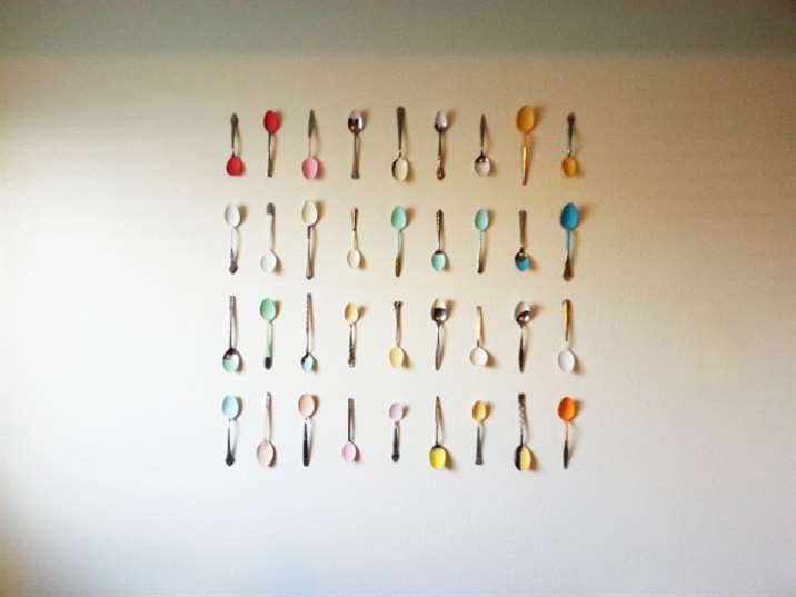 Nghệ thuật treo tường DIY Spoon