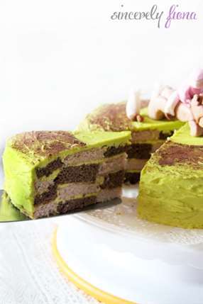 Jockey Greentea caro cake cake 05