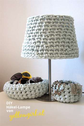 DIY Crochet Chụp đèn