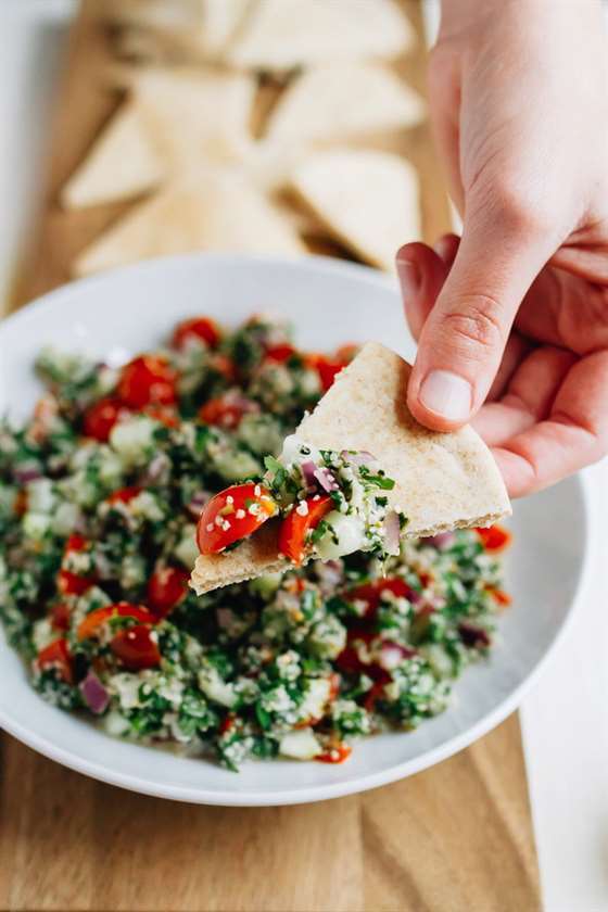 Công thức salad tabbouleh hạt gai dầu