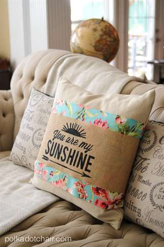 DIY PIllow Sleeve