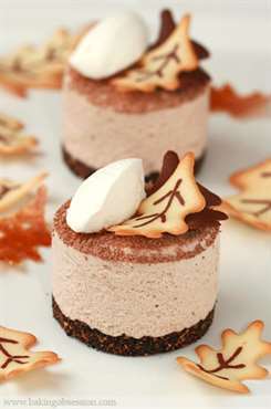 Mousse mascarpone hạt dẻ