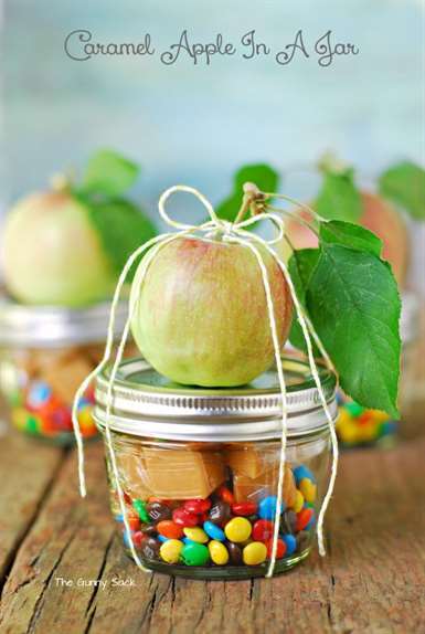 Caramel Apple Trong A Jar Sự ủng hộ tự làm