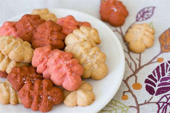 Maple spritz cookie