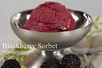 Công thức sorbet blackberry