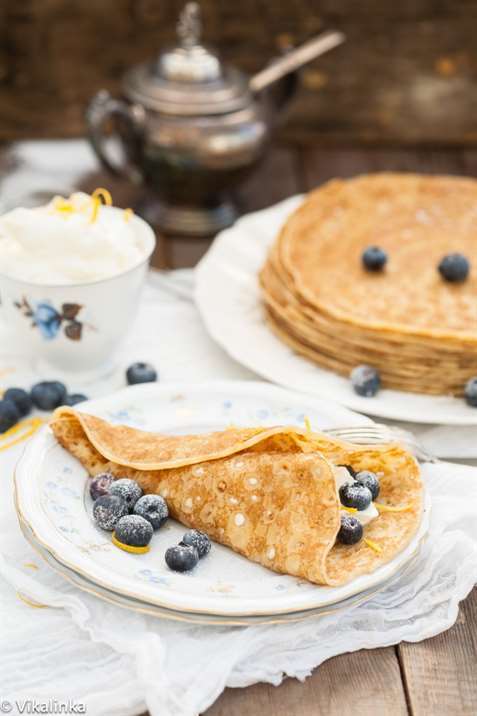 Bánh crepe phô mai Limoncello