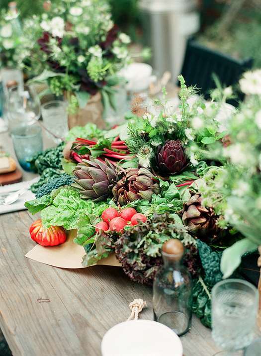 DIY Fall Veggie Centerpiece