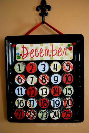 DIY Baby Food Jar Advent Calendar