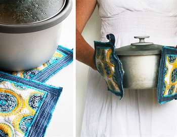 DIY Denim Potholder