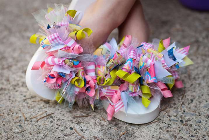 Ribbon Flip-Flops