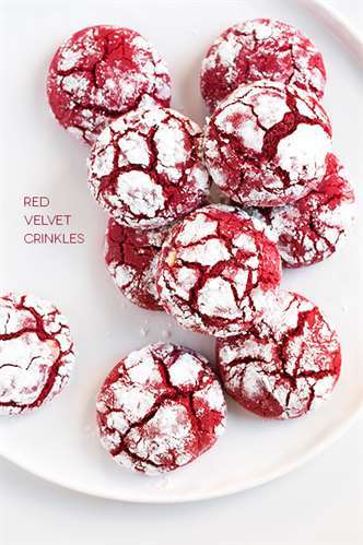 Red Velvet Crinkle Cookies - Quà tự làm cho ngày lễ tình nhân